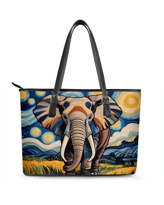 Elephant Leather Saddle Shoulder Bag FSB0055