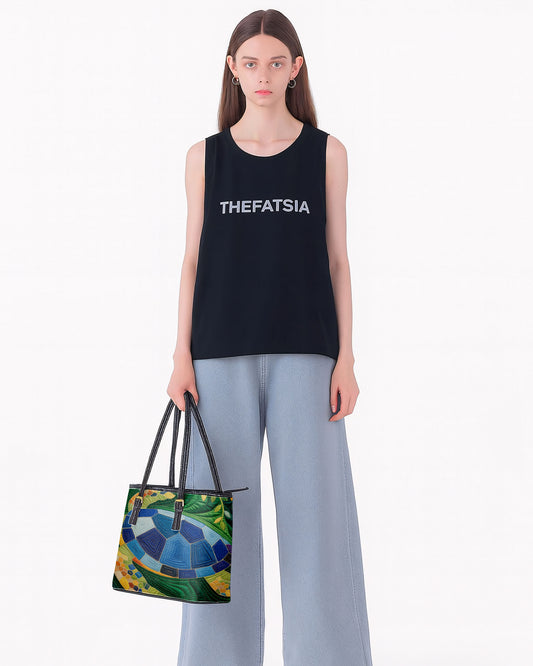 Turtle Leather Saddle Shoulder Bag FSB0073