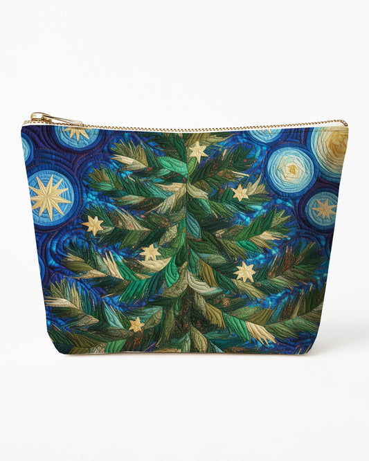 Set of 3 - REPOUCH Essential Zipper Pouch for Makeup Bag in Christmas Day 01