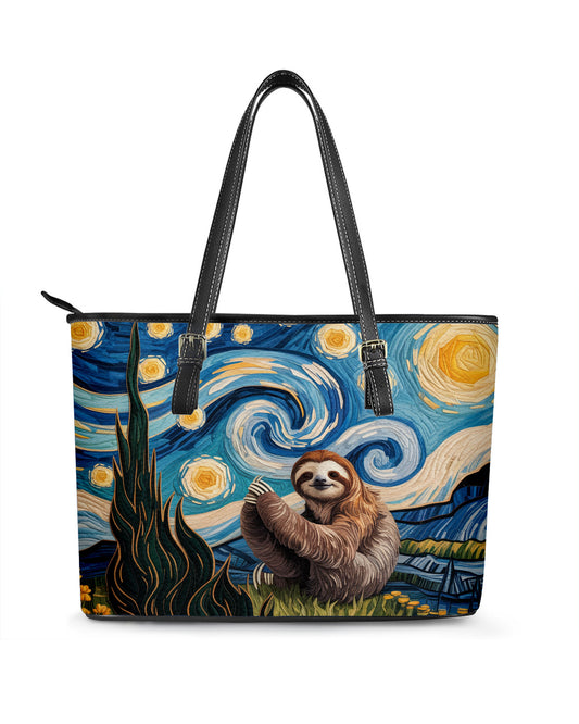 Sloth Leather Saddle Shoulder Bag FSB0049