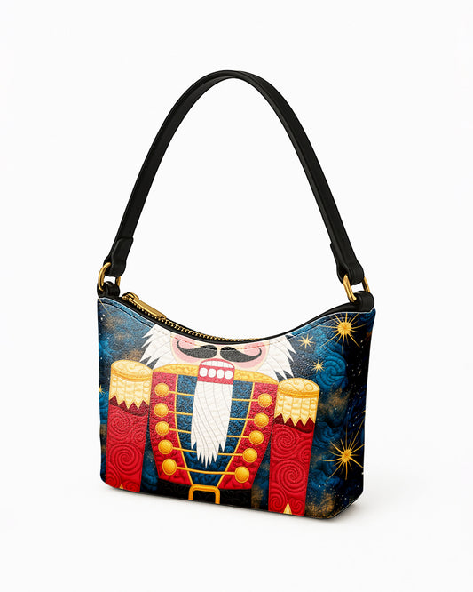 Nutcracker Soldier Leather Baguette Bag Underarm Shoulder Bag FSBU0110