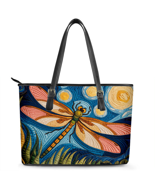 Dragonfly Leather Saddle Shoulder Bag FSB0056