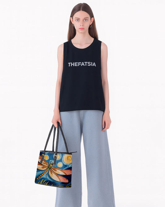 Dragonfly Leather Saddle Shoulder Bag FSB0056