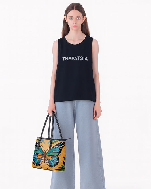 Butterfly Leather Saddle Shoulder Bag FSB0062