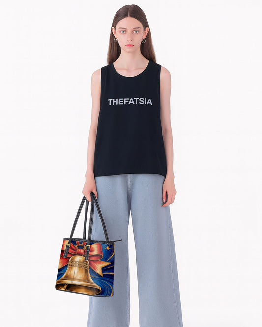 Christmas Bell Leather Saddle Shoulder Bag FSB0020