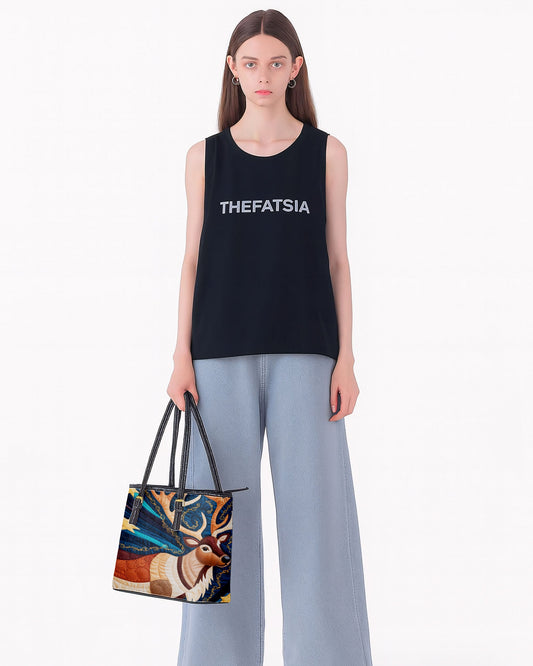 Reindeer Leather Saddle Shoulder Bag FSB0027