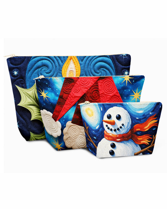 Set of 3 - REPOUCH Essential Zipper Pouch for Makeup Bag in Christmas  Day 21