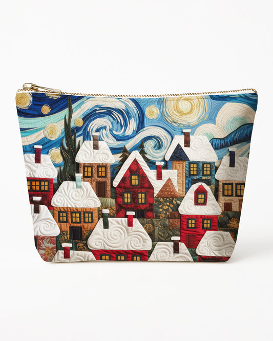 Set of 3 - REPOUCH Essential Zipper Pouch for Makeup Bag in Christmas Day 10