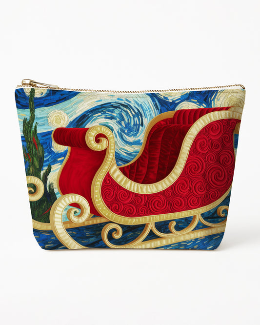 Set of 3 - REPOUCH Essential Zipper Pouch for Makeup Bag in Christmas Day 13