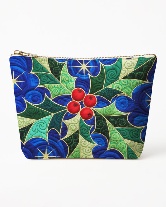 Set of 3 - REPOUCH Essential Zipper Pouch for Makeup Bag in Christmas Day 16